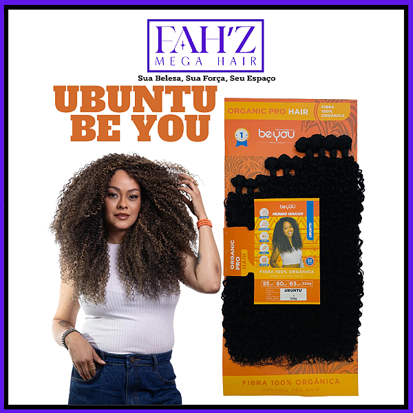 Cabelo Ubuntu Be You Fibra - 320g