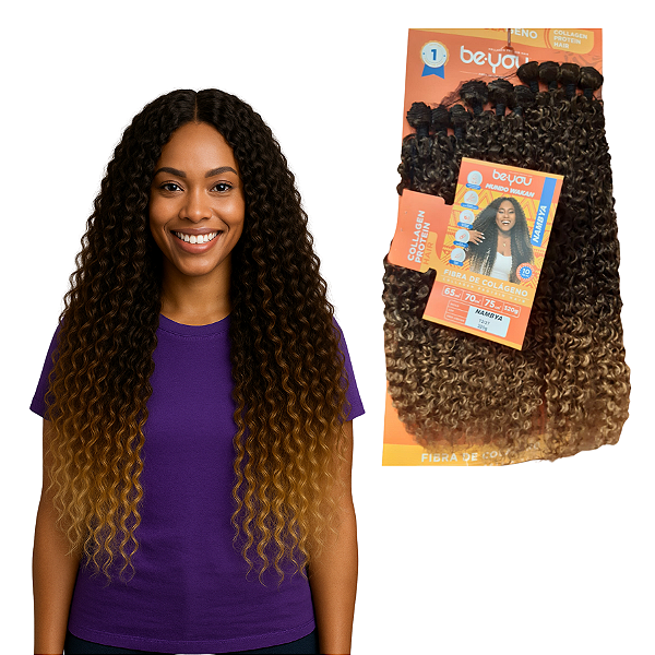 Cabelo Fibra De Colágeno Be You Nambya - 320g