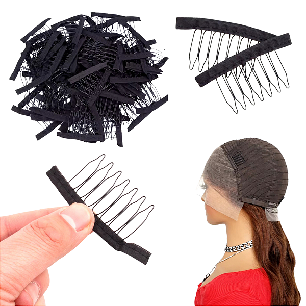 Pentinho interno pente para confecção de wigs, laces, perucas, apliques, rabos de cavaloPentinho interno pente para confecção de wigs, laces, perucas, apliques, rabos de cavalo
