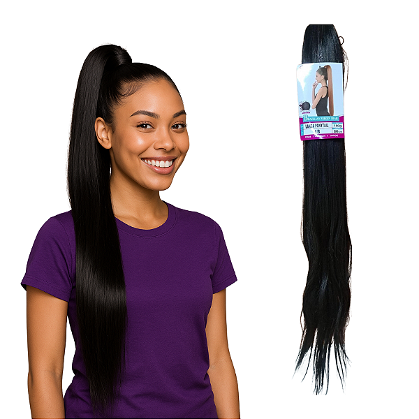Aplique Rabo De Cavalo Lanca - 80cm - Sleek