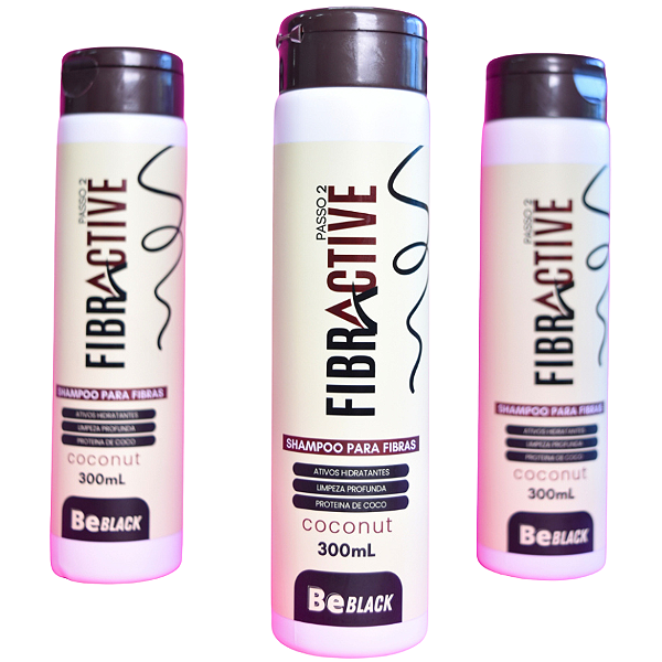 Shampoo Fibra Active - Be Black 300Ml