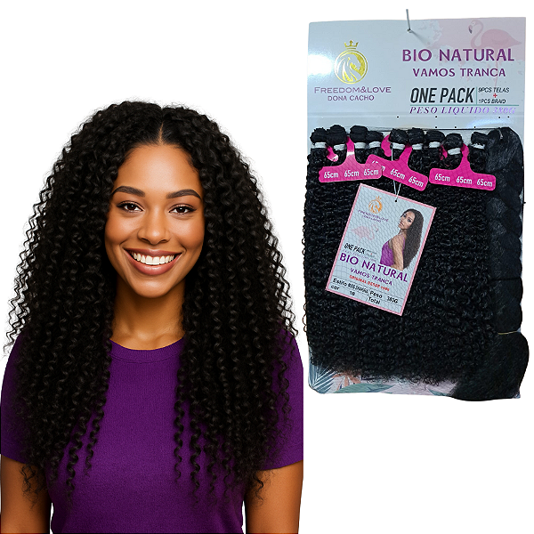 Cabelo Bio Fibra Miss Shakira - 320g - Freedom&Love