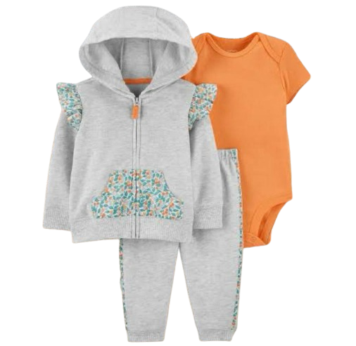 Conjunto floral Carter's