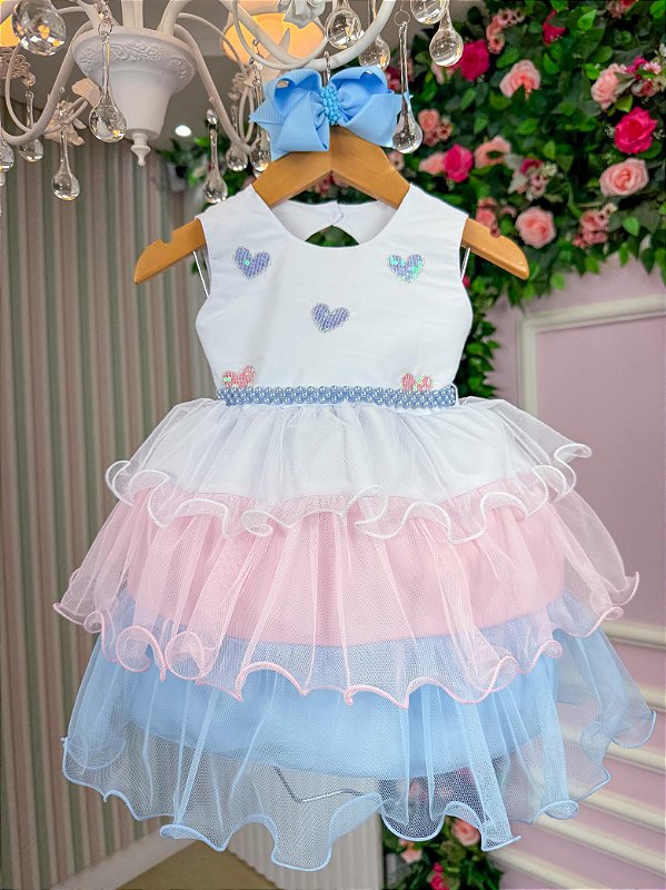 Vestido Vila Lele Bebe Lolo Saia