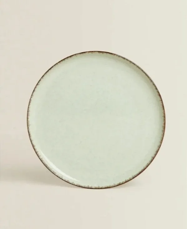 Prato Moderna Porcelana Raso R$19,99cd