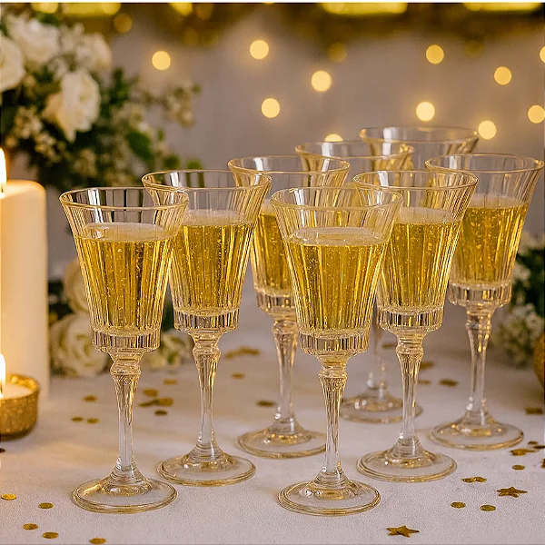 Jogo de taça Jennie com 6 peças para água e vinho R$49,99