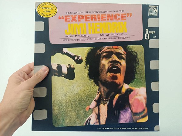 LP Jimi Hendrix - "Experience" Original Sound track from the motion (1982)