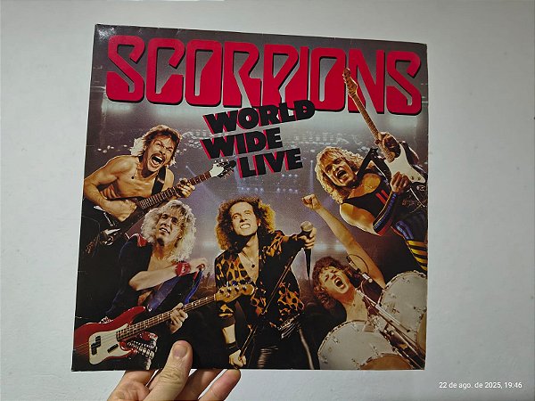 LP Scorpions - World Wide Live (Importado, Duplo, 1985)