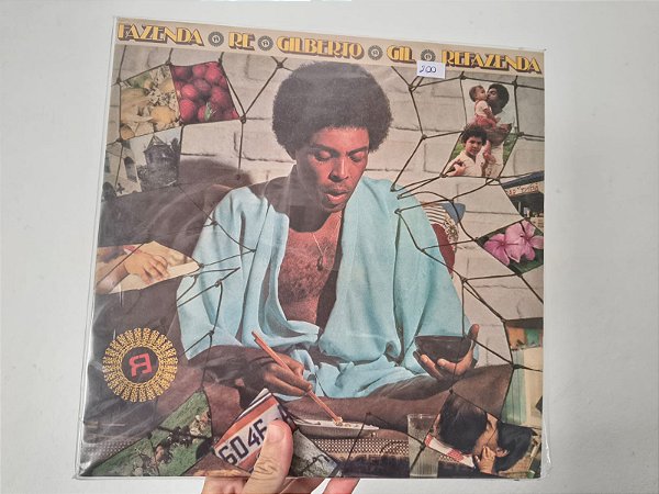 LP Gilberto Gil - Refazenda (Reedição 2025, vinil branco)