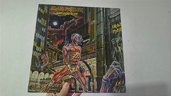 LP Iron Maide - Somewhere in Time (1986)
