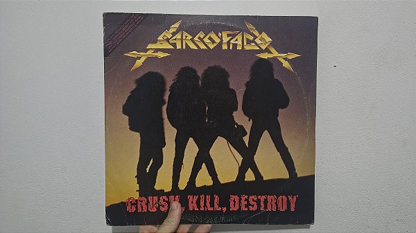 LP Sarcófago - Crush Kill Destroy