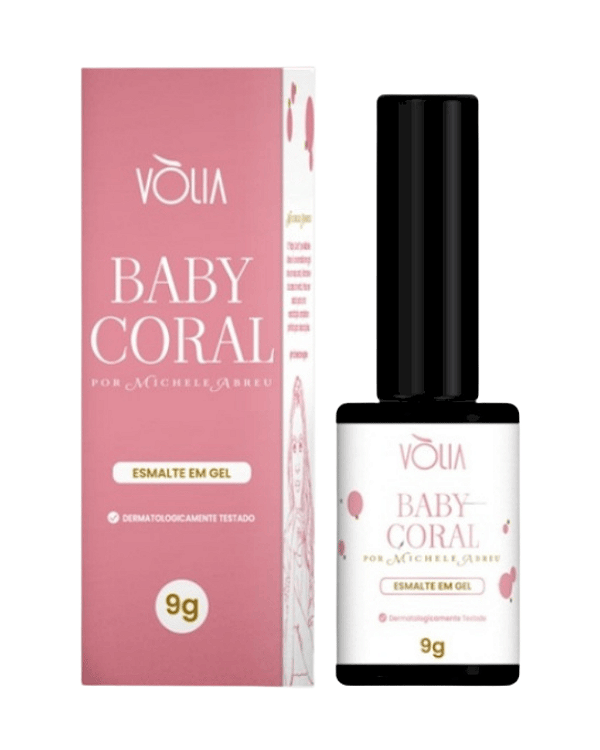 ESMALTE EM GEL VOLIA BABY CORAL - 9G