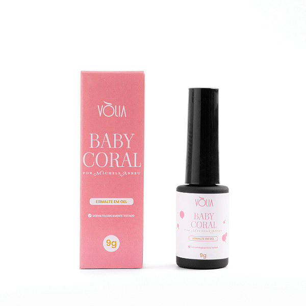 ESMALTE EM GEL VOLIA BABY CORAL - 9G