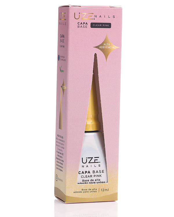 CAPA BASE CLEAR PINK UZE NAILS - 12ML