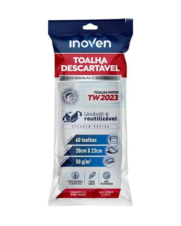 TOALHA DE PAPEL TW2023 INOVEN - 50G