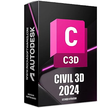 Autodesk Civil 3D 2024 - Licença Vitalícia – Original - C\ Nota Fiscal (Envio imediato por e-mail)