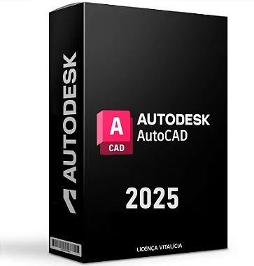 Autocad 2025 – Licença Original – Vitalícia – Windows e Mac – C\ Nota Fiscal – (Envio imediato por e-mail)