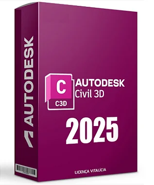 Autodesk Autocad Civil 3D 2025 - Licença Vitalícia – Original - C\ Nota Fiscal (Envio imediato por e-mail)