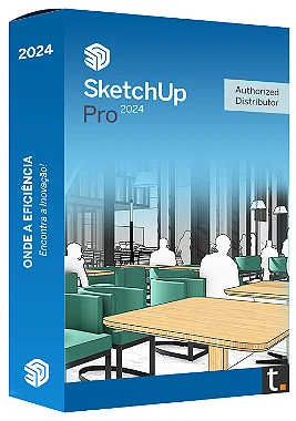 SketchUp 2024 – Licença Original Vitalícia – Windows e Mac – C\ Nota Fiscal – Envio imediato por e-mail