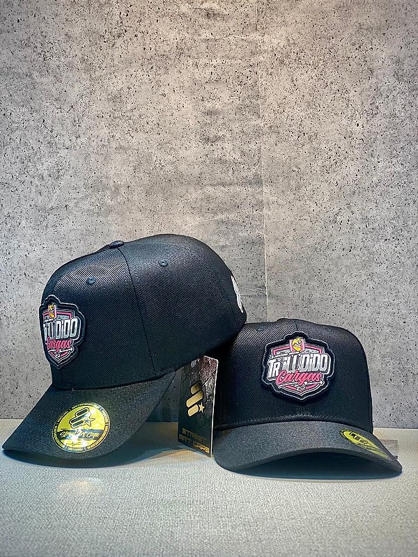 Boné Trucker Aba Curva  Preto