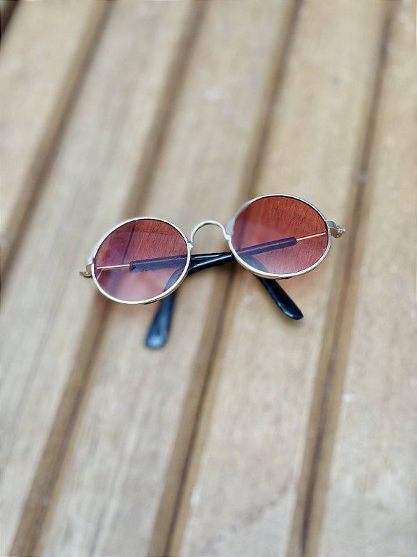 Óculos redondo cores diversas - Tamanho único para gatíneos, ou para doguíneos pequeno porte