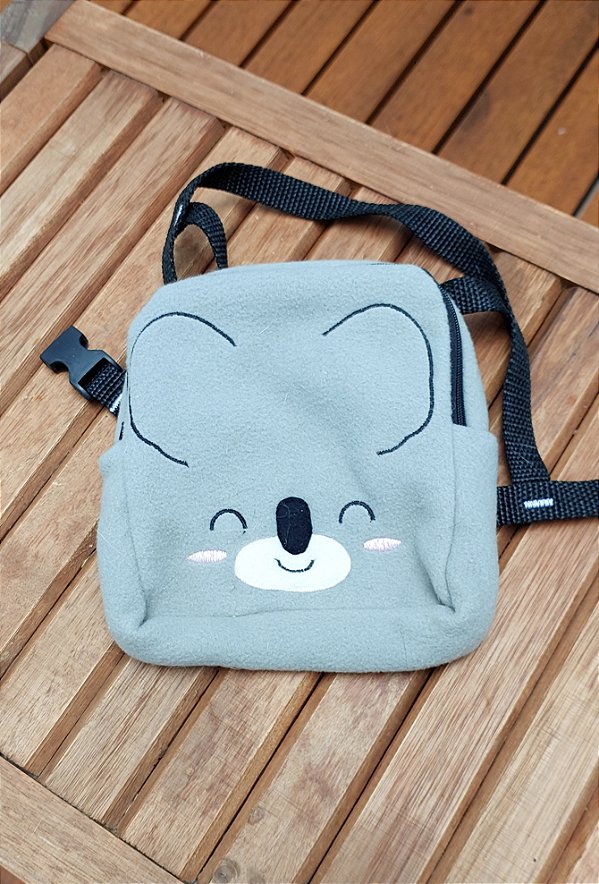 Mochila com Guia - Coala Cinza