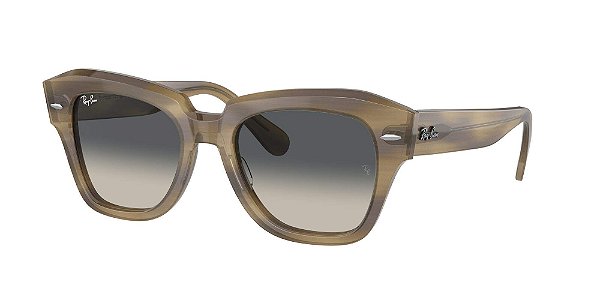 Óculos Ray Ban Solar RB 2186 STATE STREET 1405/71 52 20 145 3N