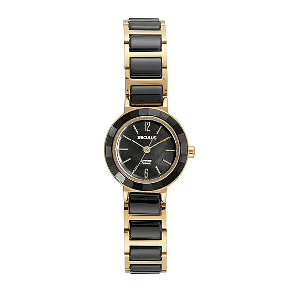 Relógio Seculus Cerâmica e Sapphire 77238LPSVDQ1