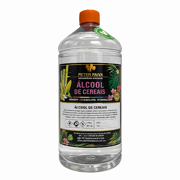 Álcool de Cereais 1L - Peter Paiva