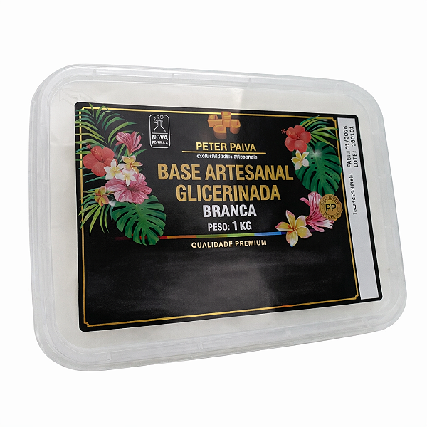 Base Glicerinada Branca 1kg Peter Paiva