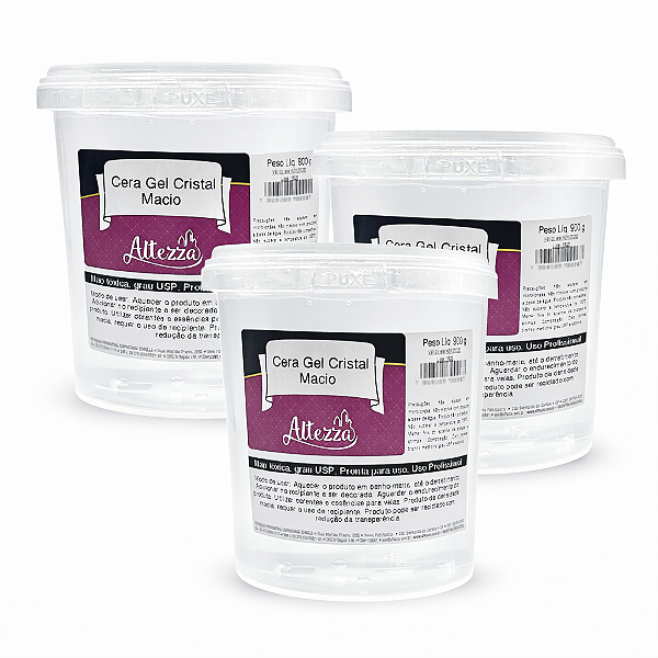 2,7kg Parafina Gel Cristal Macia para Velas Altezza