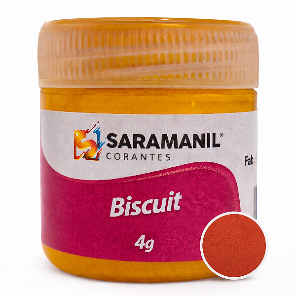 Corante em Pó para Biscuit Blush Terracota 4grs Saramanil