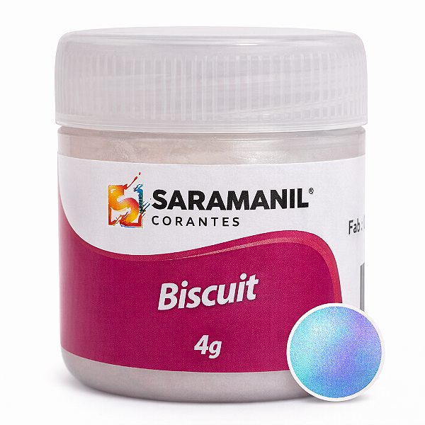 Corante em Pó para Biscuit Camaleão Azul 4grs Saramanil