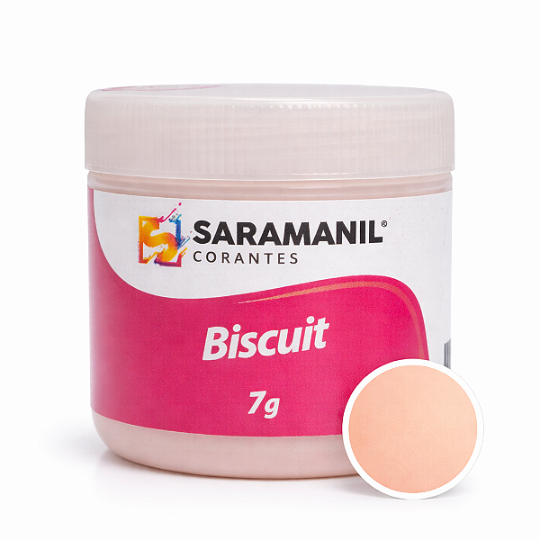 Corante em Pó para Biscuit Pele Clara 7grs Saramanil