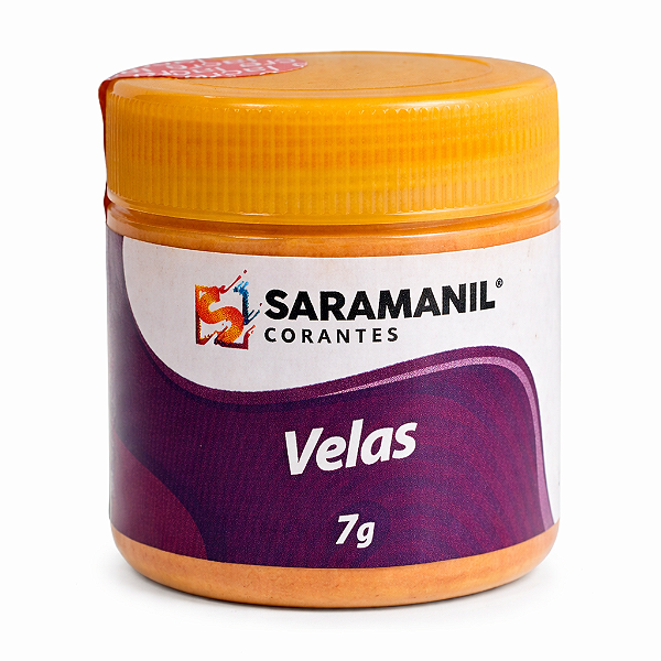 Corante em Pó para Velas Anilina 7g Amarelo Bebê Saramanil