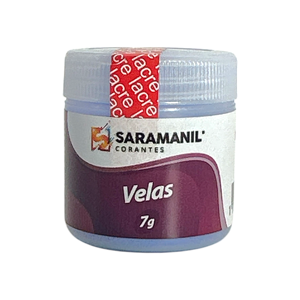Corante em Pó para Velas Anilina 7g Azul Bebê Saramanil