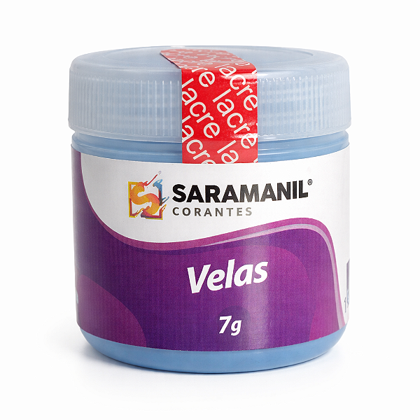 Corante em Pó para Velas Anilina 7g Azul Fluorescente Saramanil