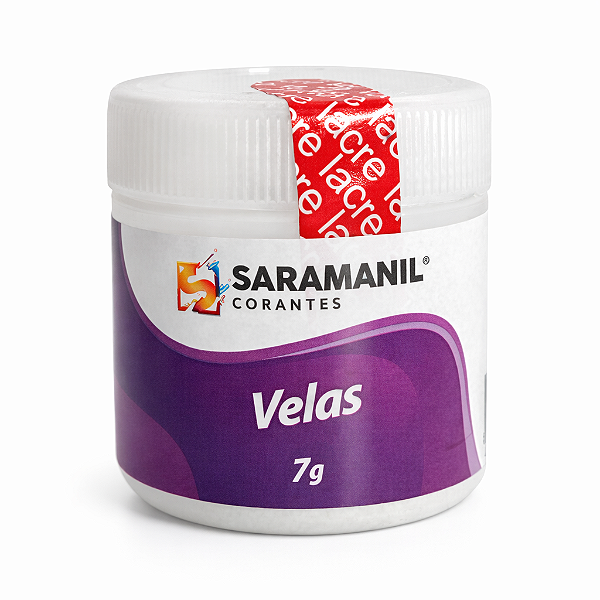 Corante em Pó para Velas Anilina 7g Branco Saramanil