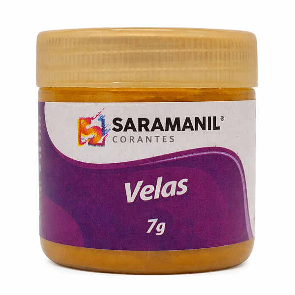Corante em Pó para Velas Anilina 7g Castanho Claro Saramanil