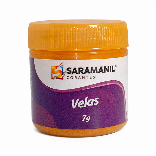Corante em Pó para Velas Anilina 7g Mel Saramanil