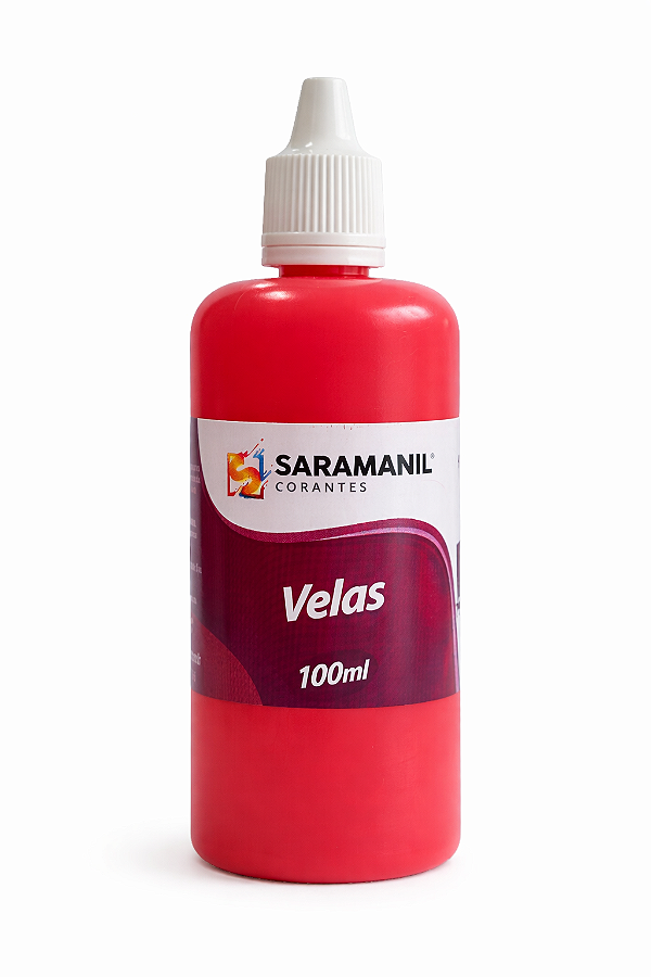 Corante Líquido para Velas 100ml Magenta Fluorescente Saramanil