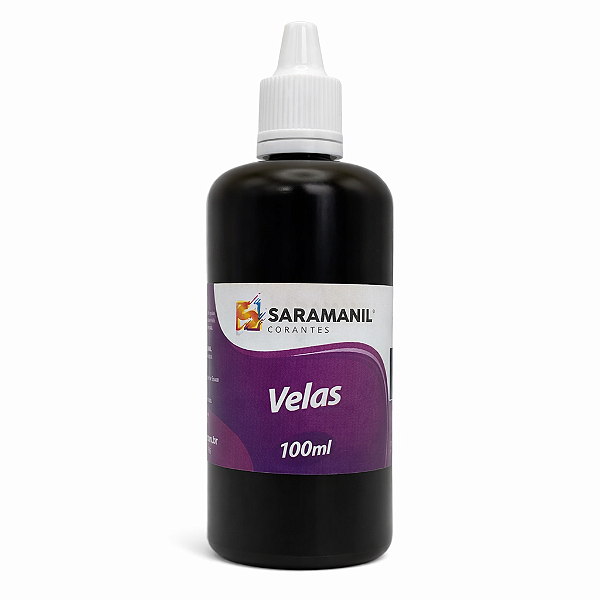 Corante Líquido para Velas 100ml Preto Saramanil