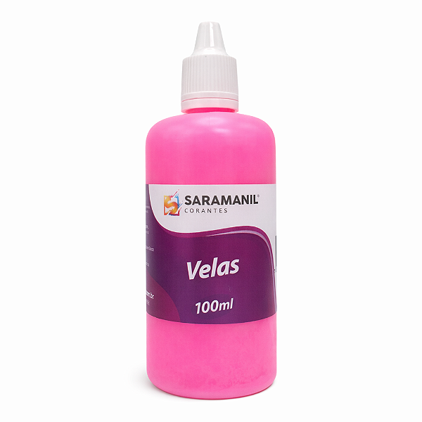 Corante Líquido para Velas 100ml Rosa Bebe Saramanil