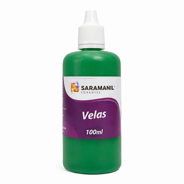 Corante Líquido para Velas 100ml Verde Alface Fluorescente Saramanil
