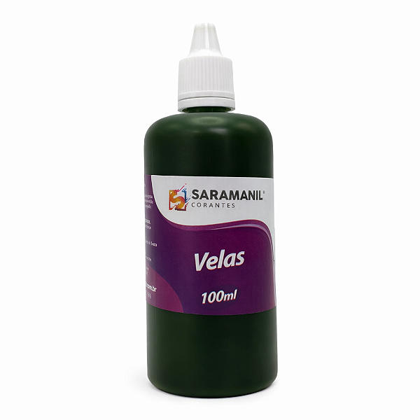 Corante Líquido para Velas 100ml Verde Saramanil
