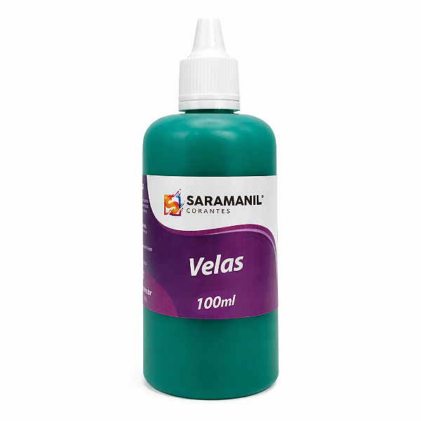 Corante Líquido para Velas 100ml Verde Tiffany Saramanil