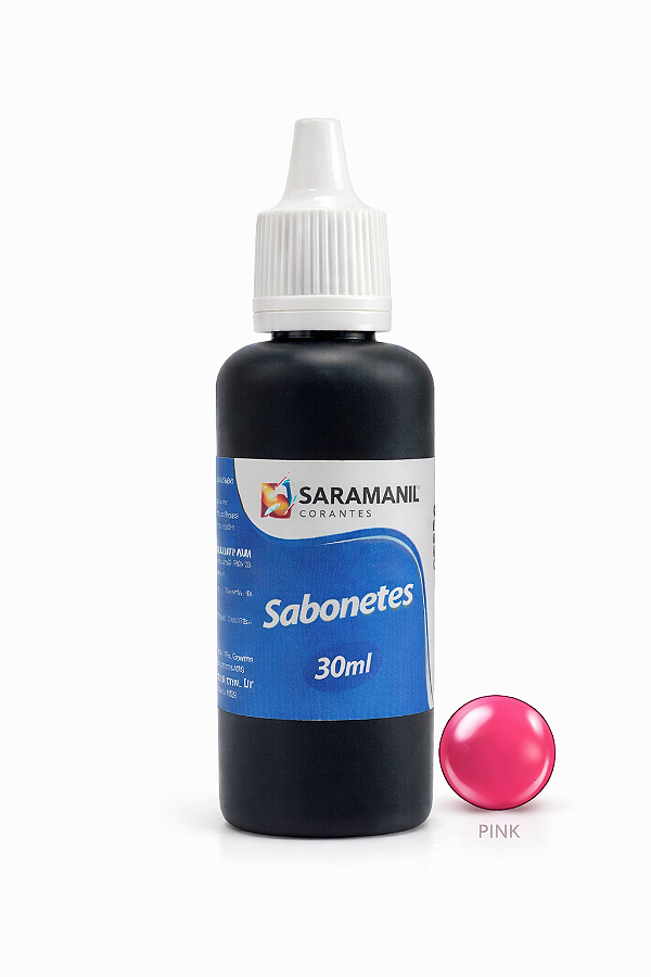 Corante Líquido Sabonete 30ml Pink Saramanil