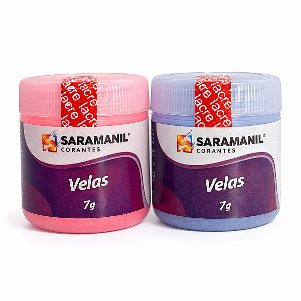Kit 2 Corante em Pó para Velas Anilina 7g Azul e Rosa Bebê
