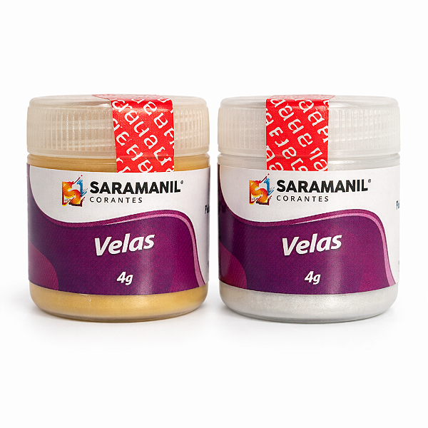 Kit 2 Mica Cintilante para Velas 4g Saramanil