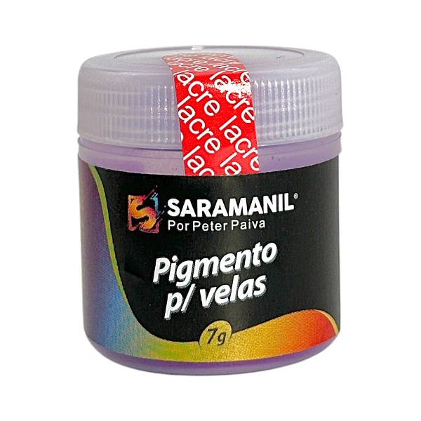 Pigmento em Pó para Velas 7g Violeta Saramanil não migra